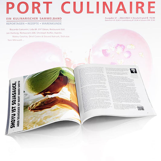 Port Culinaire Gourmet Magazine uitgave 61 cover with beautiful food photography