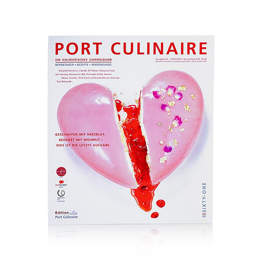 Port Culinaire (Gourmet Magazine) uitgave 61 (Eenenzestig), 1 stuk, showcasing a luxurious and beautifully designed culinary publication