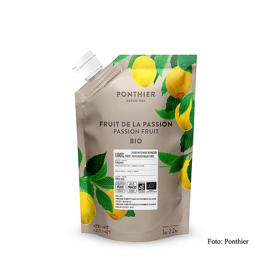 Ponthier Passievruchtenpuree, 100 %, BIO, 1 kg