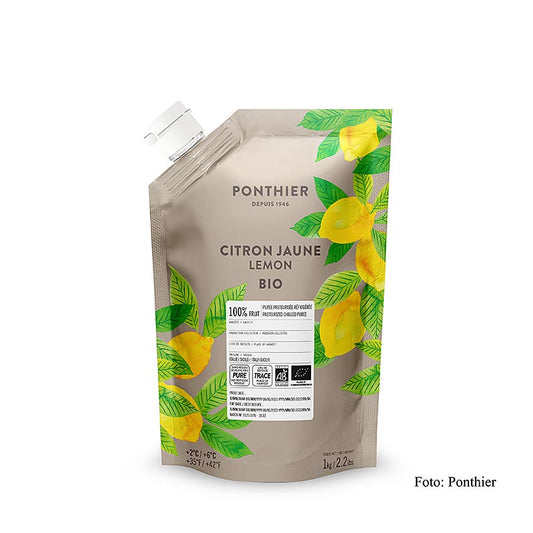 Ponthier citroenpuree, 100%, biologisch, 1 kg