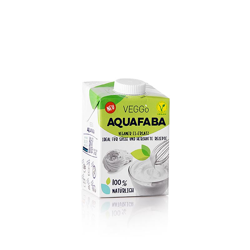 Aquafaba, vegan eiwitvervanger gemaakt van kikkererwten in een fles van 500 ml, perfect voor het vervangen van eieren in recepten