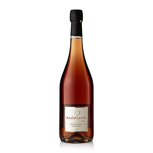 750 ml bottle of Raumland Zerozzante Cuvee No 2 Red Grape Secco, a non-alcoholic alternative, with a vibrant and refreshing taste profile