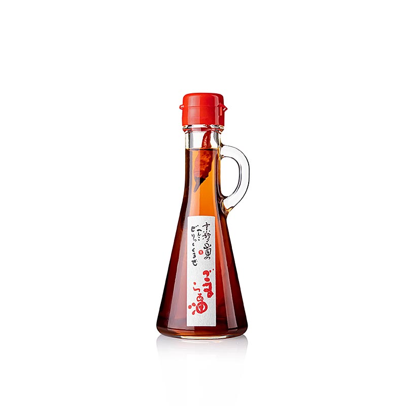 Yamada 131 ml Rayu sesame oil with chili pepper, ideal for adding a spicy kick to your favorite dishes and recipes