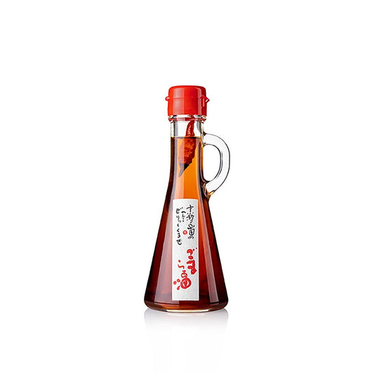 Yamada 131 ml Rayu sesame oil with chili pepper, ideal for adding a spicy kick to your favorite dishes and recipes