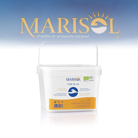 Marisol® Flor de Sal - De zoutbloem, CERTIPLANET, koosjer gecertificeerd, BIO, 3 kg