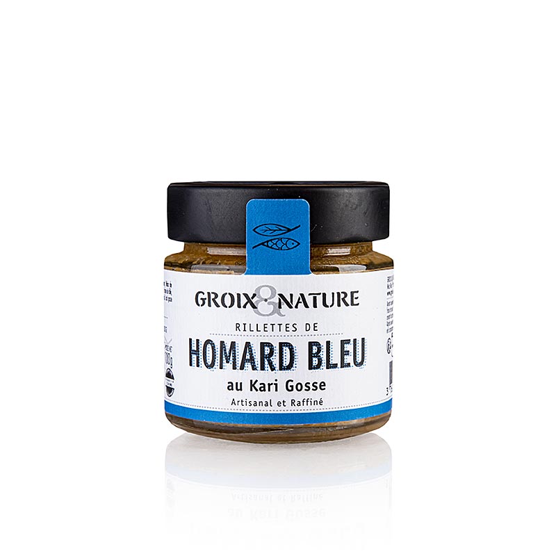Rillettes van kreeft met Kari Gosse (Bretonse kerrie) van Groix & Nature, 100 g - heerlijke en romige delicatesse uit Bretagne