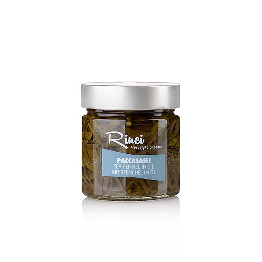 200g jar of Paccasassi - Zeevenkel in extra vierge olijfolie by Rinci, a delicious and unique product from Italy