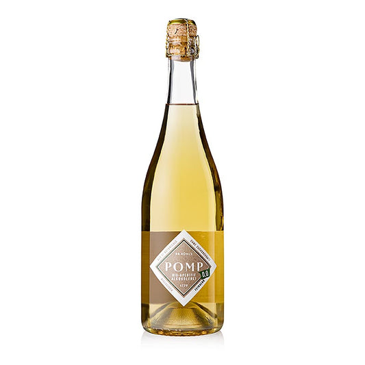 POMP biologisch aperitief 00 feinherb, alcoholvrij, BIO, 750 ml, verfrissend en onweerstaanbaar lekker alternatief voor alcoholische dranken