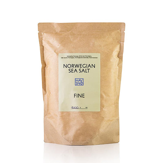 HAVSNØ fijn zeezout, Noorwegen (voorheen Krakebolle), 1 kg
