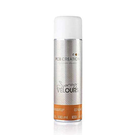 Decoratieve spuitbus, oranje fluweeleffect, met kleurstof, PCB (74343), 500 ml