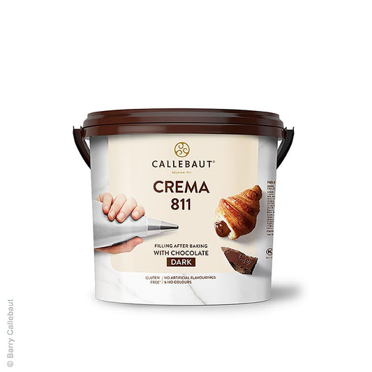 Crema - Pure chocolade 811, pure chocolade, Callebaut (FMD?P1336?651), 5 kg - High-quality, rich and decadent Callebaut pure chocolate in a 5 kg package