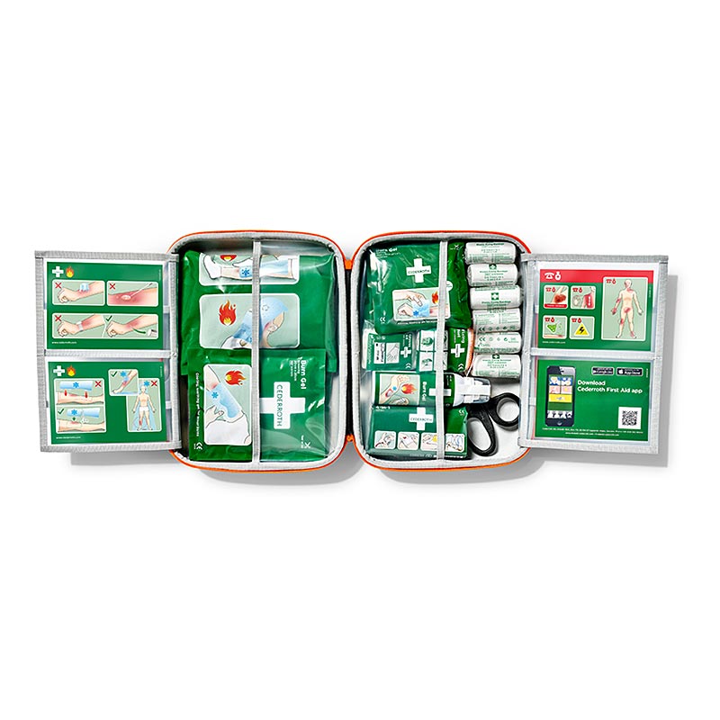 Cederroth - First Aid Burn Kit, EHBO-koffer voor brandwonden (51011013), 1 stuk