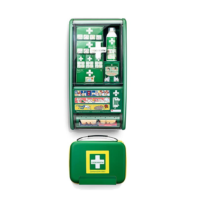 Eerstehulpstationset, Eerstehulpkoffer DIN 13157 (51011032), Cederroth, 1 st