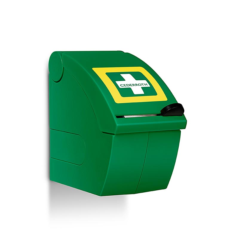 Dispenser zacht schuimverband, dispenser incl 6cm x4,5m, blauw (51011024) Cederroth, 1 st - Een blauwe dispenser met zacht schuimverband van 6 cm x 4,5 m, inclusief productnummer 51011024 van Cederroth, 1 stuk