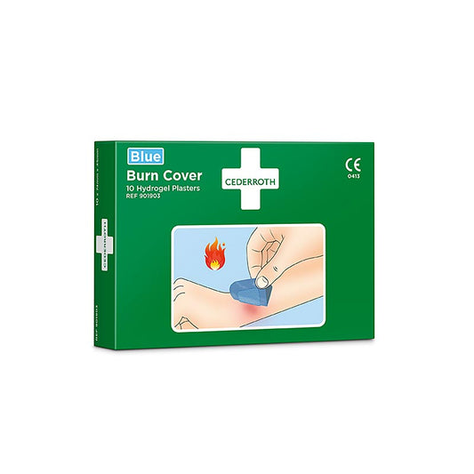 Brandwonden afdekking, hydrogel pleisters, 74x45mm, 10 stuks (901903), Cederroth, 1 st