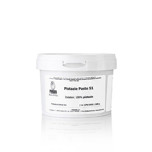500g package of Pariani Sicilian pistachios pasta, made with high-quality pistachios