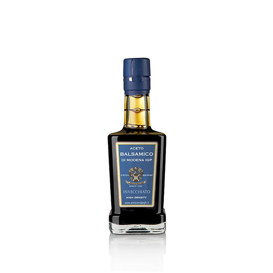 Aceto Balsamico di Modena DOP/PDO, 3 jaar, Invecchiato, Malpighi, 250 g - Aged 3 years, traditional Italian balsamic vinegar in a 250g bottle