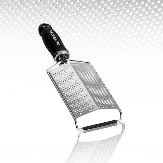 Rasp Microplane Gourmet Series with fine and coarse grating blades, 45022 (Rasp with double blade), ideal for grating various foods, 1 piece