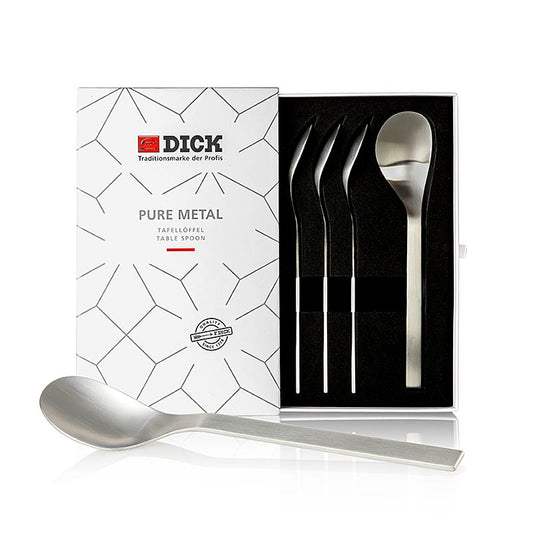 Dick Steak & TafelLöffel Set, Pure Metal, passend voor steakmes 59805, 4 stuks