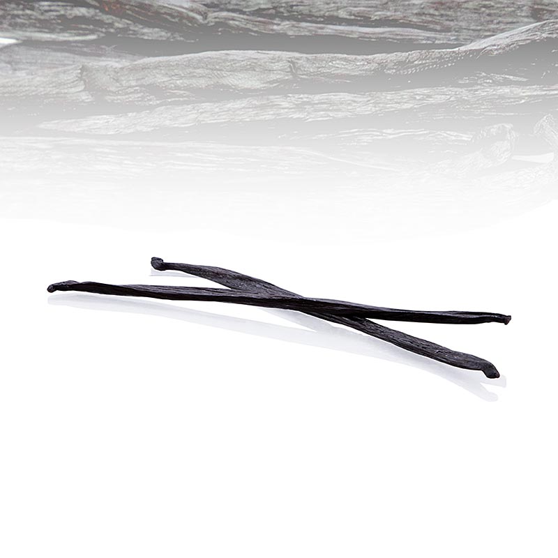 Extra kwaliteit vanillestokjes Brown Notes from Oeganda (Vanilla planifolia) by Vanilla Vida, 100 g, high-quality vanilla beans in a brown packaging
