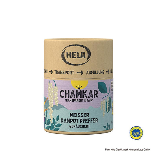 HELA Chamkar - Witte Kampot-peper, gerookt, heel, BGA, 100 g