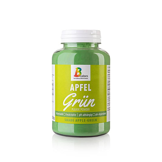 120 g of BColors kleurstof in appelgroen, a vegan, water and fat soluble powder