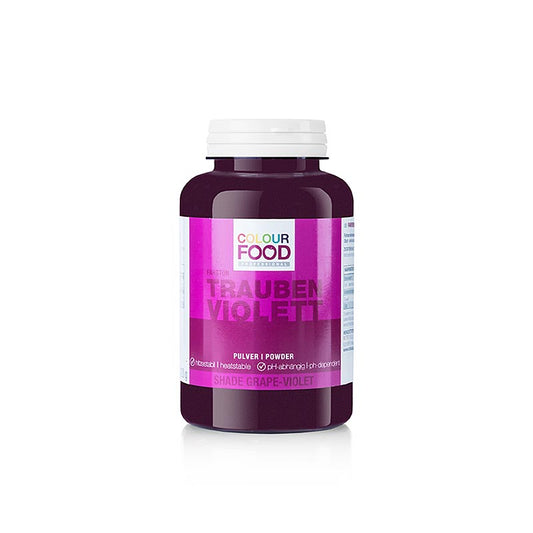 BColors voedingskleurstof - Druivenpaars, poeder, vet- en wateroplosbaar, veganistisch, 120 g