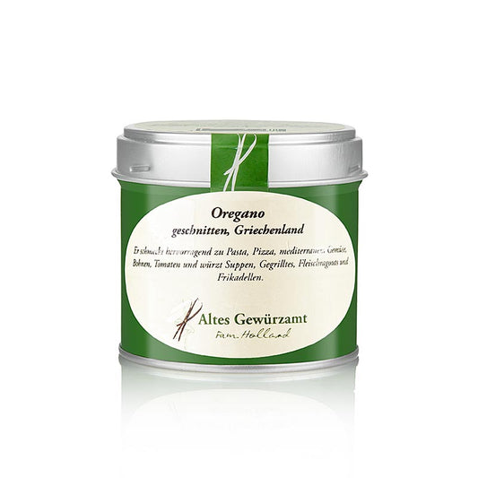 Oregano, gesneden from Greece, produced by Altes Gewürzamt, 20 g, high quality herb