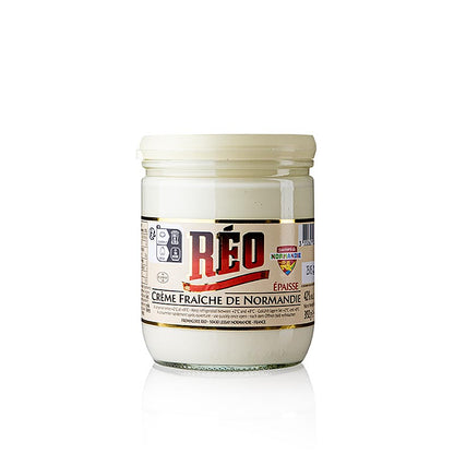 Crème fraîche, 42% vet, RÉO (crème epaisse uit Normandië), 392 g