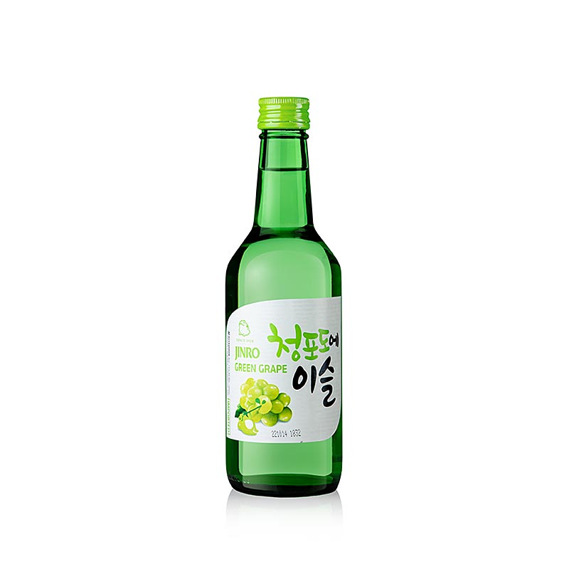 Soju Grape (druif), Koreaanse brandewijn, 13 % vol., Jinro, 360 ml