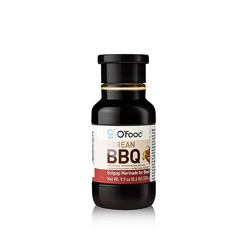 Koreaanse BBQ Bulgogi-marinade voor rundvlees, O`FOOD, 280 g