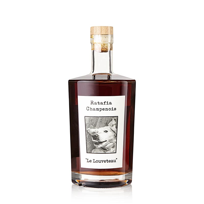 Louis de Sacy Ratafia Champenois Le Louveteau likeur 18% vol 05 l, 500 ml - een heerlijke likeur met een alcoholpercentage van 18%, verpakt in een fles van 0,5 liter