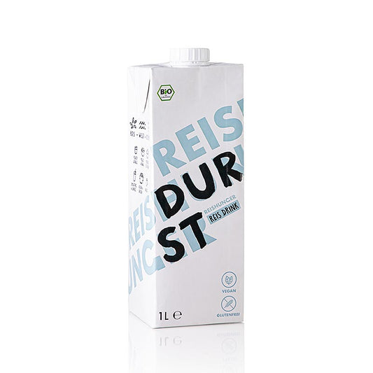 Organic Reishunger 1 liter rice drink (rice milk) product illustration