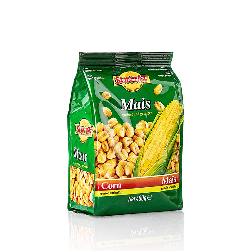 Maïskorrels, geroosterd, gezouten, Suntat, 400 g