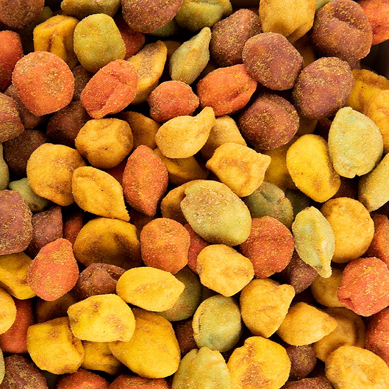 A 1 kg pack of Pinda's Fire Mix reep snack featuring a spicy combination of Chilli, Chilli-Lemon, Szechuan, Wasabi, and Kimchi flavors