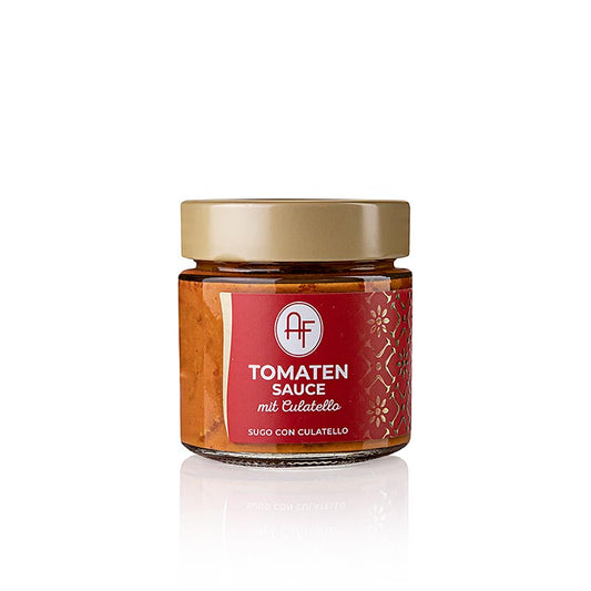 Delicious 200g jar of Appennino Tomatensaus met culatello (ham) sauce product