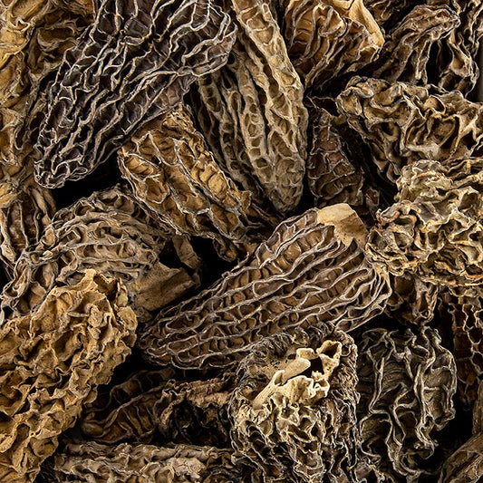 Morieljehoofden, jumbo, gedroogd, 400 g
