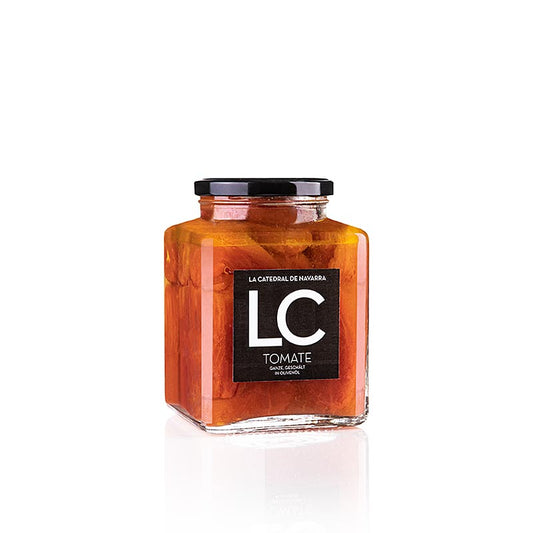 Alt text: A can of Tomaat entero pelado, hele gepelde tomaten in olijfolie, LC, 530 g, showcasing whole peeled tomatoes in rich olive oil