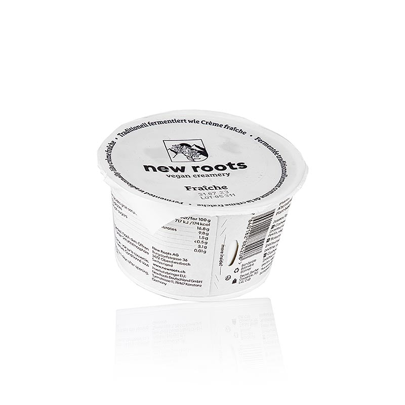 Veganistische crème fraîche, op basis van cashewnoten, New Roots, biologisch, 180 g
