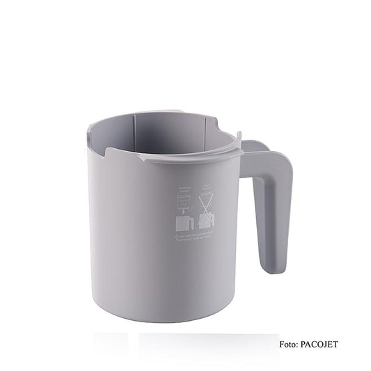 High-quality plastic protective beaker designed for Pacojet 1/2, model number 139158-E05-00, sold as a single unit