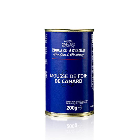 Ganzenlevermousse van eend, doktersrecept, 200 g - een luxe en romige paté gemaakt van eendenlever, perfect als voorgerecht of als delicatesse bij speciale gelegenheden