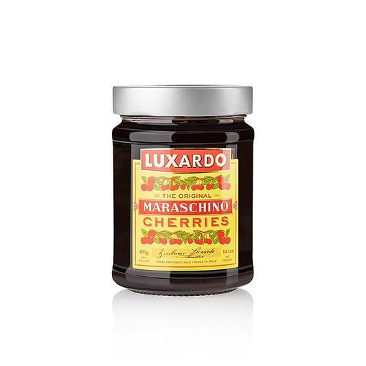 Ingemaakte Amarena-kersen, Maraschino, Luxarado, 400 g