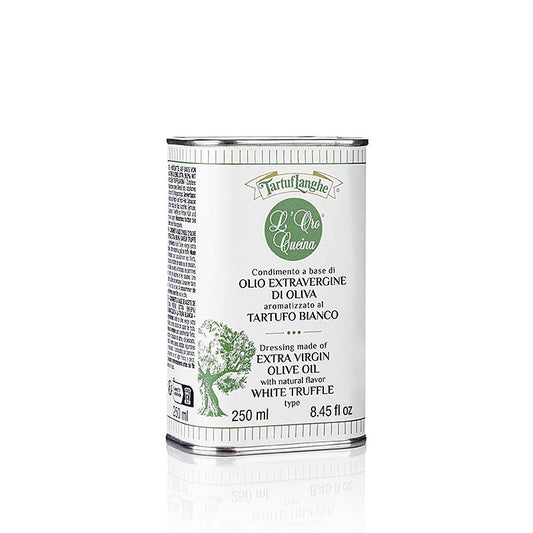 TARTUFLANGHE Extra vierge olijfolie gearomatiseerd met witte truffel, 250 ml