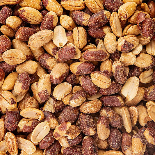Premium 1 kg pack of Pinda's met gerookte specerijen, a flavorful and aromatic snack mix