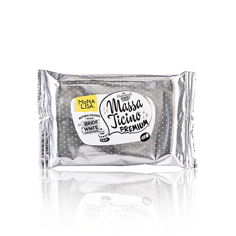 Massa Ticino taartgarnering, Bride White (wit), tropica, 250 g
