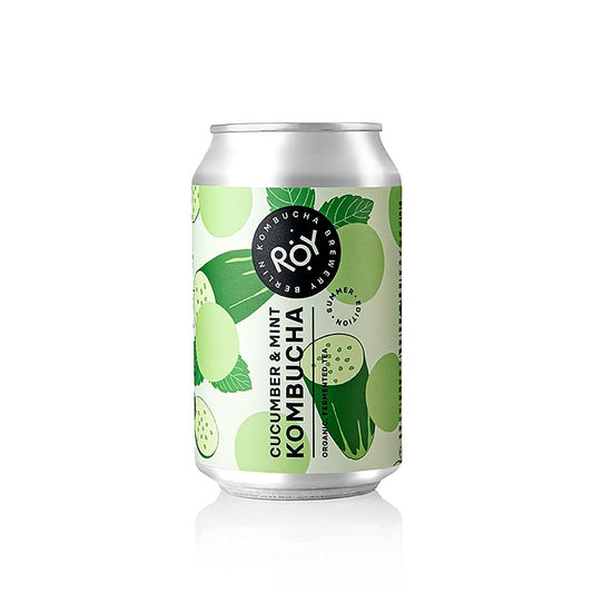 ROY "Zomereditie" Cucumber & Mint Kombucha, Berlijn, BIO, 330 ml