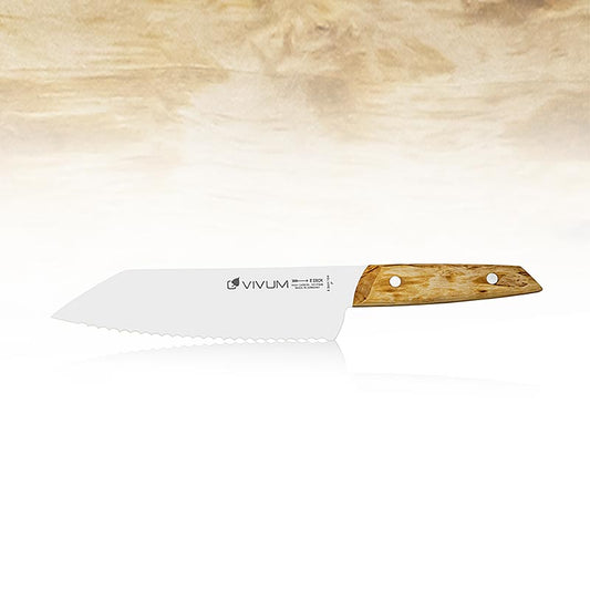 VIVUM hobbymes with serrated edge, 18cm, DICK, featuring a wooden handle