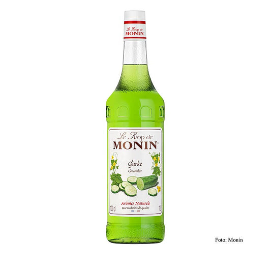 Monin komkommersiroop 1:8, 1 liter fles - verfrissende siroop gemaakt van verse komkommer