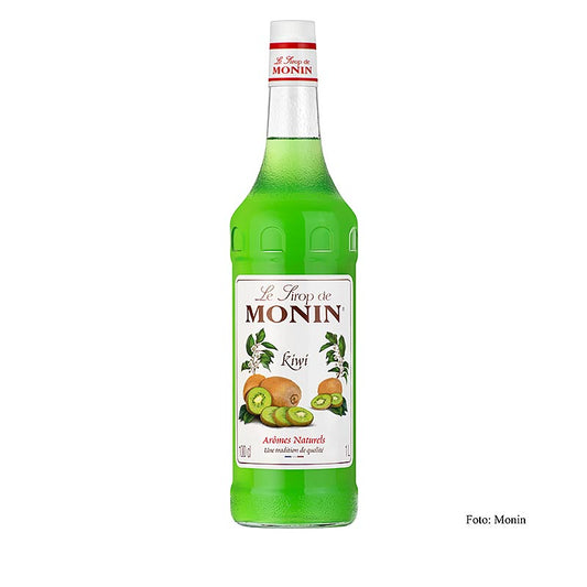 Monin kiwisiroop 1:8, 1 liter - Heerlijke siroop gemaakt van verse kiwi's, perfect voor het maken van verfrissende drankjes