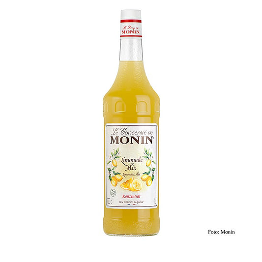 Monin limonademix voor limonade 1:3, 1 liter, a refreshing citrus drink concentrate perfect for creating delicious lemonades at home